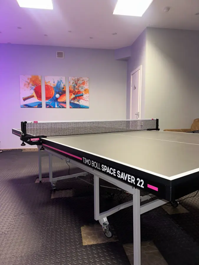 Ping Pong Room žaidimo erdvė