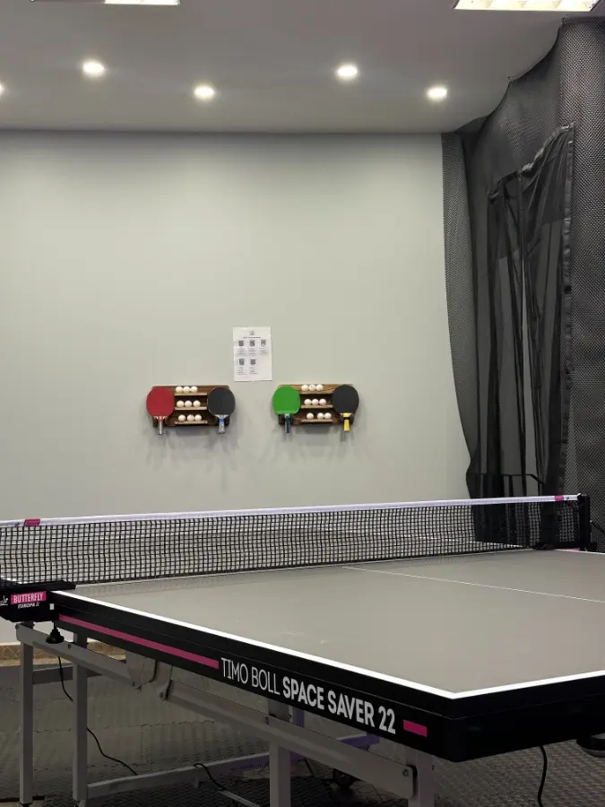 Ping Pong Room žaidimo erdvė